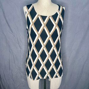 Travelers by Chico's Trellis Geo Reverible Tank S:1